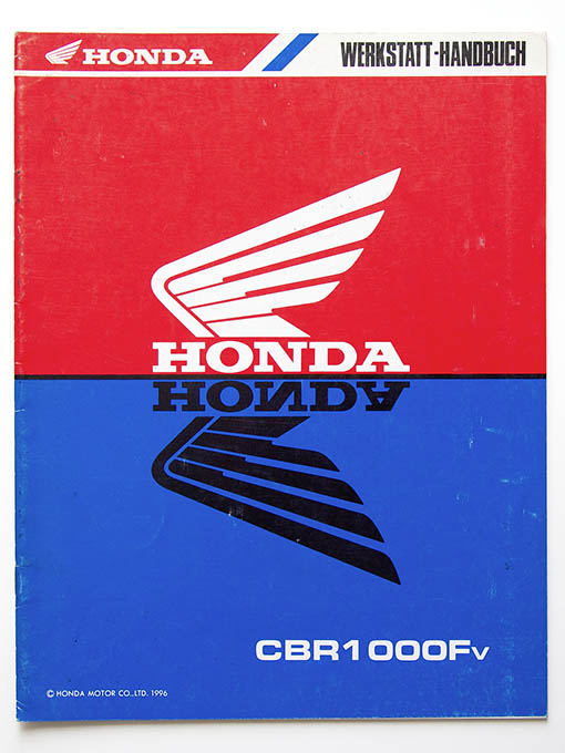 Honda CBR1000F (CBR1000Fv) Werkstatt-Handbuch Addendum