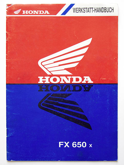 Honda FX650 (FX650x) Werkstatt-Handbuch Addendum