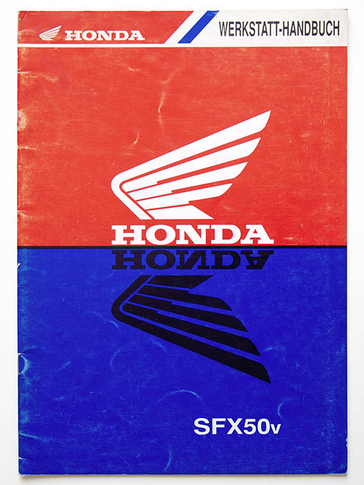 Honda SFX50 (SFX50v) Werkstatt-Handbuch Addendum