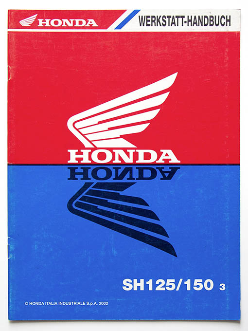 Honda SH125 / 150 3 Werkstatt-Handbuch Addendum